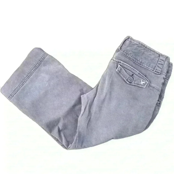 American Eagle Outfitters Pants - Vintage Y2K American Eagle Capris Cropped Chino Pants Cotton Size 2 AEO